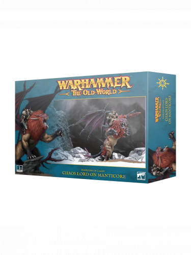 Warhammer The Old World - Warriors of Chaos - Chaos Lord on Manticore (1 figurka)