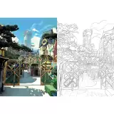 Omalovánky pro dospělé Arcane: The Official Colouring Book ENG - Kniha