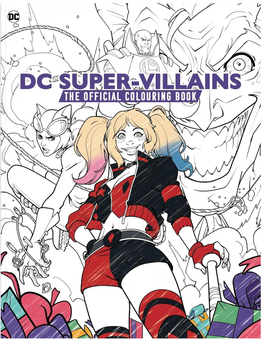 Gardners Omalovánky pro dospělé DC: Super-Villains - The Official Colouring Book