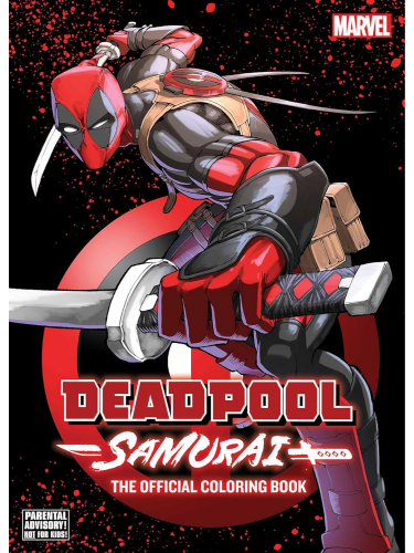 Omalovánky pro dospělé Marvel - Deadpool: Samurai:  The Official Coloring Book