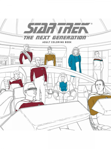 Omalovánky pro dospělé Star Trek: The Next Generation