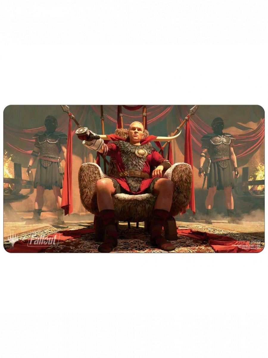 Blackfire Herní podložka Ultra PRO - MTG x Fallout (Caesar, Legion’s Emperor)