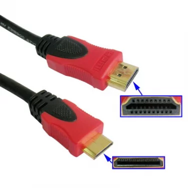 Kabel Mini HDMI na HDMI - 1,5m - pozlacené konektory