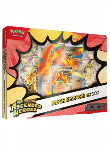 Karetní hra Pokémon TCG: Mega Evolution - Ascended Heroes ex Box - Mega Emboar