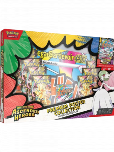 Karetní hra Pokémon TCG: Mega Evolution - Ascended Heroes Mega Gardevoir ex Premium Poster Collection