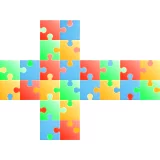 kostka V-cube Fun- jigsaw 2x2