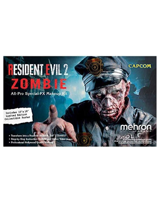 Gaya Entertainment Makeup Resident Evil 2 - Zombie All-Pro Makeup Kit