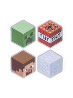 Podtácky Minecraft - Metal Coasters (4 ks)