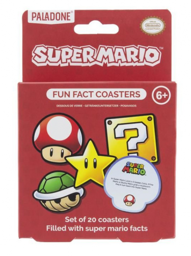 Podtácky Super Mario - Fun Facts