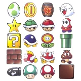 Podtácky Super Mario - Fun Facts