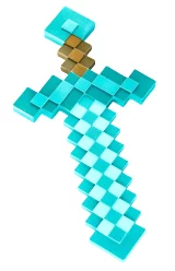 Replika zbraně Minecraft - Diamond Sword (50 cm)