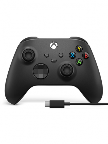 Bezdrátový ovladač pro Xbox - Černý + USB-C kabel (XSX)