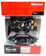 Microsoft Wireless Controller pro Xbox 360 a PC Windows (bezdrátový) (černý)