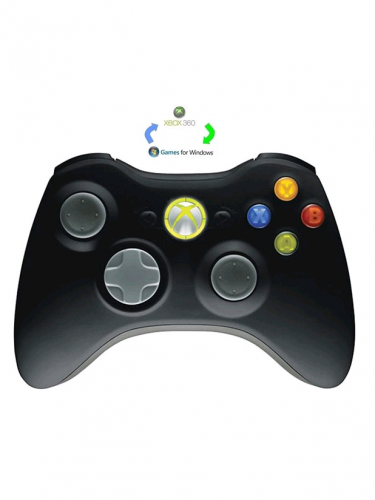 Microsoft Wireless Controller pro Xbox 360 a PC Windows (bezdrátový) (černý) (PC)