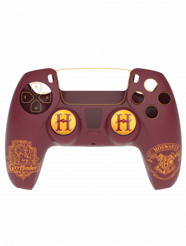 Ochranná sada na DualSense Harry Potter - Gryffindor (Silikonový obal + čepičky na páčky) (PS5)