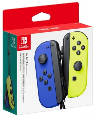 Ovladače Joy-Con - Blue/Neon Yellow