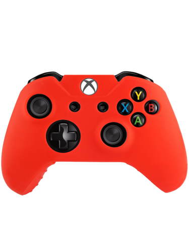 Silikonový obal na Xbox One ovladač (červený) se dvěma návleky na páčky (XBOX)