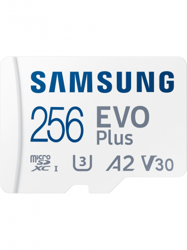 Paměťová karta Samsung micro SDXC 256GB EVO Plus + SD adaptér (SWITCH)