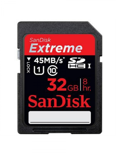 SanDisk Extreme SDHC 32GB 45MB/s, class10 (PC)