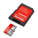 SanDisk microSDHC Ultra 16GB Class 10 + Adaptér