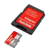 SanDisk microSDHC Ultra 8GB Class 10 + Adaptér