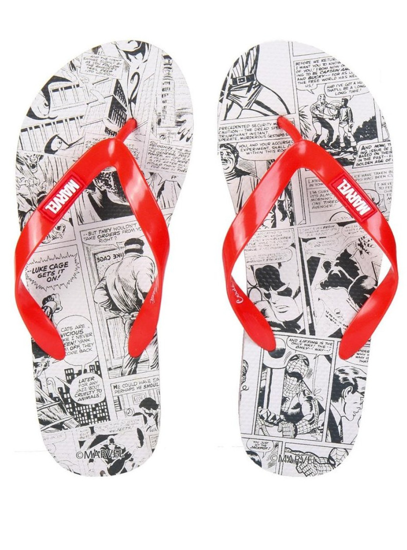 Pantofle Marvel - Comic Print (Flip flops) (velikost 42)