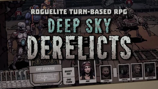 Deep Sky Derelicts | Roguelite Turn-based RPG - Early Access Launch Trailer (2017)