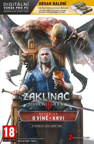 Gwint karty + Zaklínač 3: Divoký hon - O víně a krvi (PC)