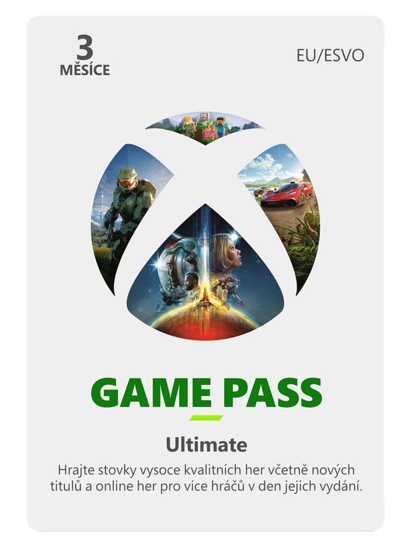 Microsoft Xbox Game Pass Ultimate - 3 měsíce (PC)