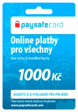 Paysafecard - 1000 Kč (PC)