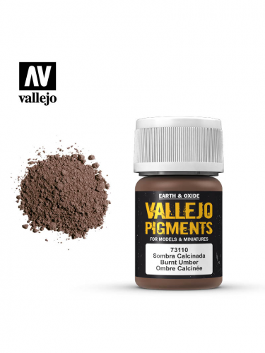 Barevný pigment Burnt Umber (Vallejo)