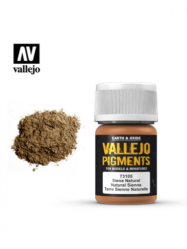 Barevný pigment Natural Sienna (Vallejo)