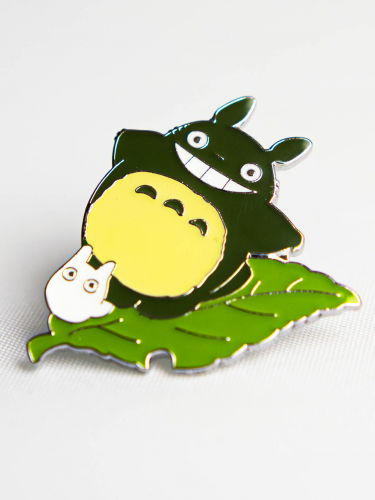 Odznak Ghibli - Totoro Leaf (My Neighbor Totoro)