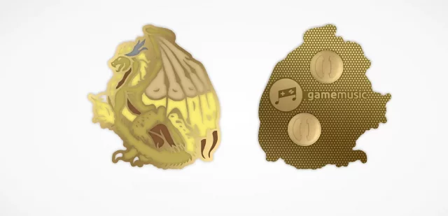 Odznak Heroes of Might andamp; Magic III - Dragon Pin (Gold Dragon)