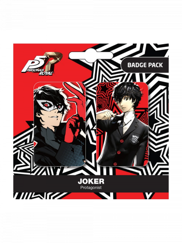 Odznak Persona 5 - Joker (2 ks)