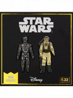 Odznak Star Wars - C-3PO & Luke Skywalker (Pin Kings)