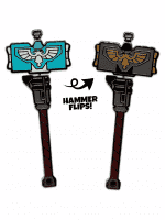 Odznak Warhammer 40k - Thunder Hammer Pin (Youtooz)