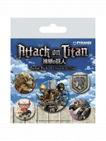 Odznaky Attack on Titan - S3 Badge Pack