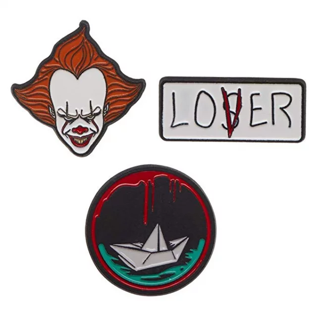 Odznaky IT - Pennywise Lapel Pin Set