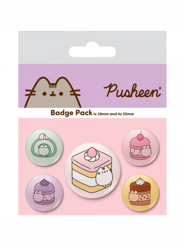 Sada odznaků Pusheen - Little Treats (5 ks)