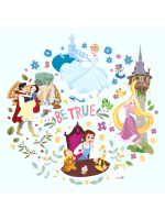 Plakát Disney - Princezny (plakát na plátně)
