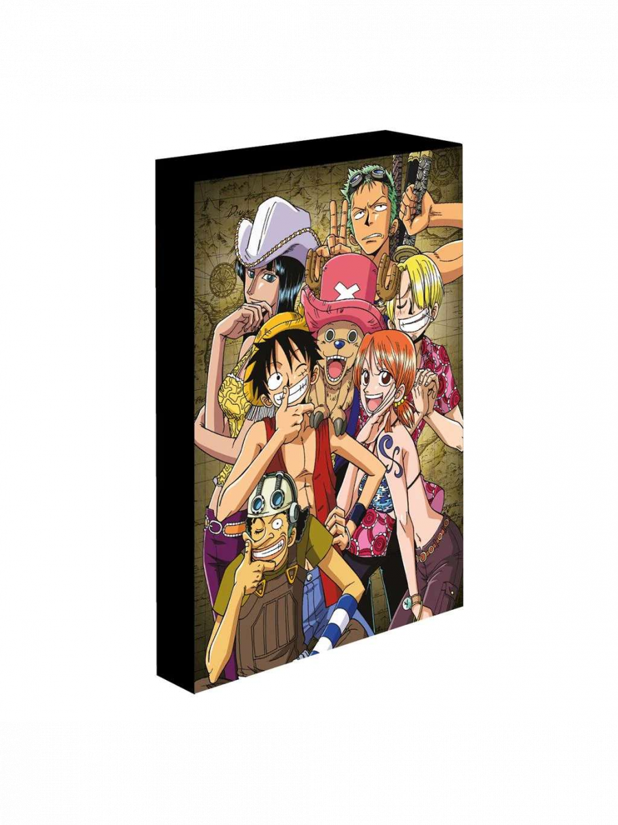 Cosmic Group Plakát One Piece - Luffy's Crew (plakát na plátně s LED osvětlením)