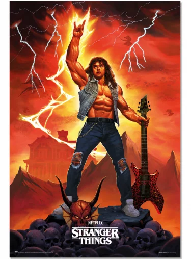 Plakát Stranger Things - Eddie