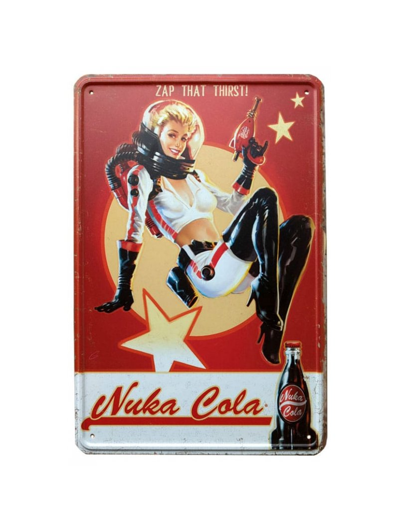 Gaya Entertainment Plechová cedule Fallout - Nuka Cola Girl