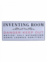 Plechová cedule Willy Wonka - Willy Wonka & the Chocolate Factory