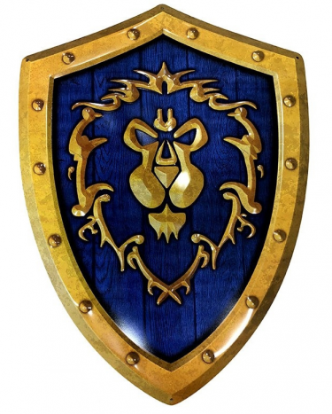Plechová cedule World of Warcraft - Alliance Shield