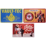 Plechové cedule Fallout - Tin Sign (3 ks)