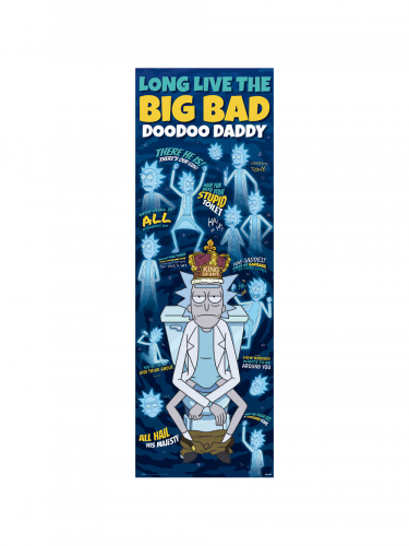 Plakát na dveře Rick and Morty - Doodoo Daddy