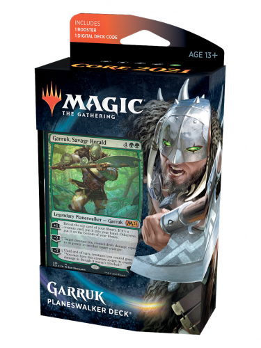 Karetní hra Magic: The Gathering Core 2021 - Garruk (Planeswalker Deck)