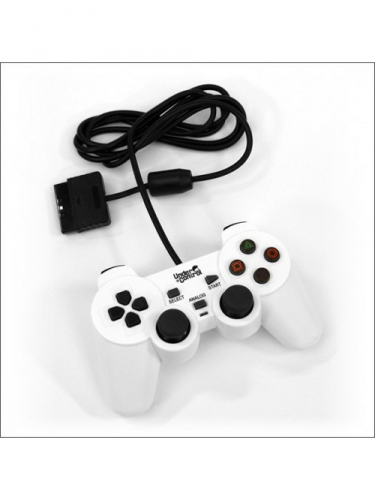 gamepad PS2 Shock - Under Control (bílý) (PS2)